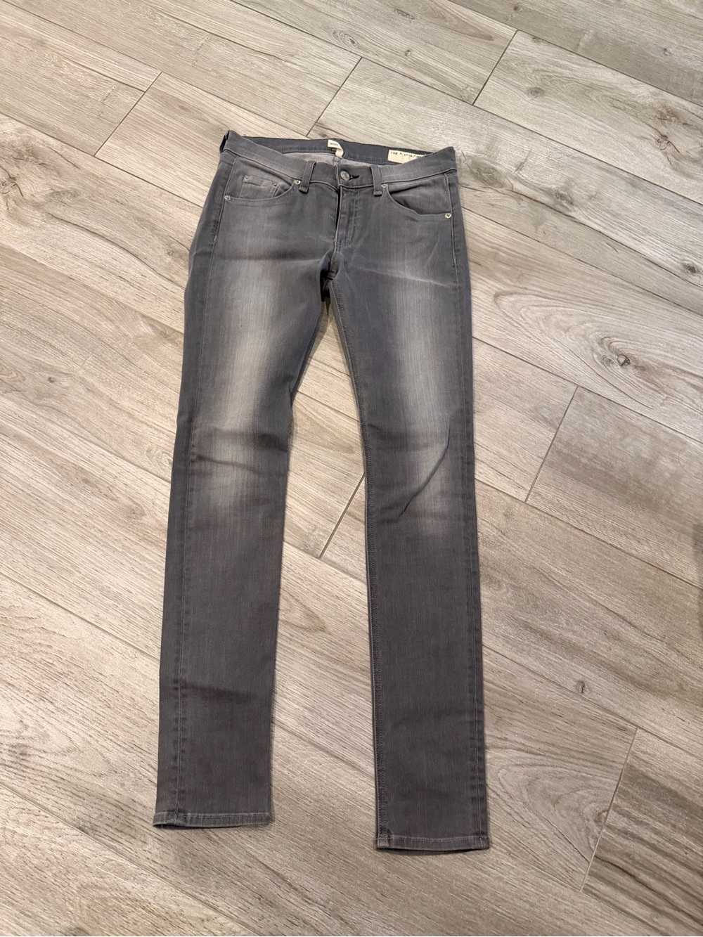 rag & bone Gray Straight Leg Jeans